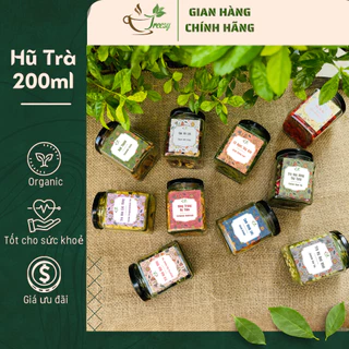 Trà Hoa Sấy Lạnh Hũ Thuỷ Tinh 200ml - Trà hoa quả Treesy - Quà Tặng người thân yêu