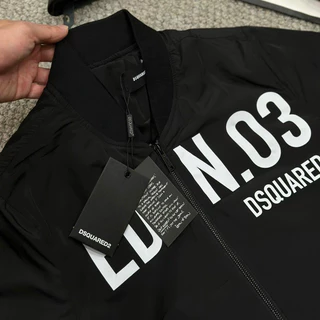 🔥Hot🔥Áo khoác DSQ2 EDT N.03 mẫu mới nhất-áo bomber DSQUARED2 nam nữ họa tiết lá phong siêu hot