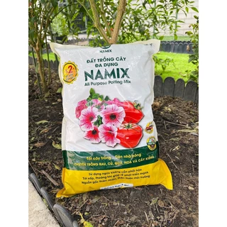 Đất trồng rau và hoa Namix 5dm3 (2.5kg), đất sạch hữu cơ trồng cây cảnh