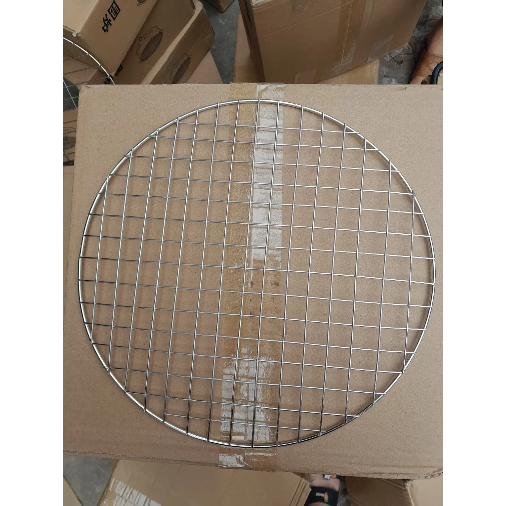 Combo 5 Vỉ Lưới Nướng Inox 25cm - 30cm Cho Bếp Nướng Than Hoa, Inox Cao Cấp Không Gỉ