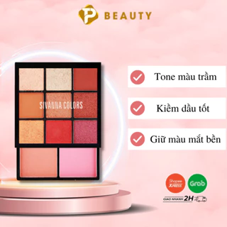 Phấn Má Hồng & Màu Mắt SIVANNA COLORS Epic Eye And Cheek Palette HF4034