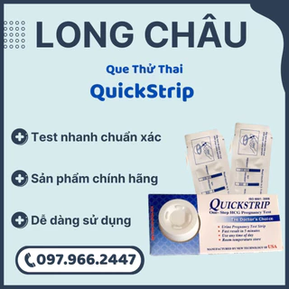 Que Thử Thai Quickstrip - Phát hiện thai sớm Hoả tốc HCM & che tên sản phẩm