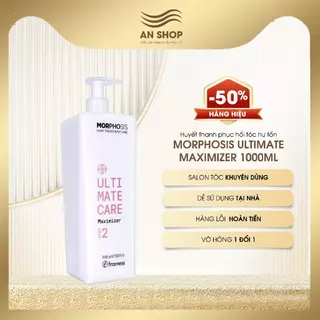 Huyết thanh phục hồi tóc hư tổn khô xơ uốn nhuộm duỗi tức thì MORPHOSIS ULTIMATE MAXIMIZER 1000ML combo chăm sóc tóc