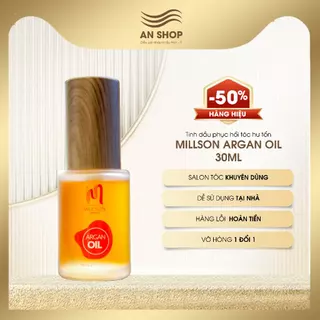 Tinh dầu dưỡng tóc phục hồi tóc hư tổn Millson Argan Oil 30ml, serum tinh chất chăm sóc tóc khô xơ uốn nhuộm duỗi