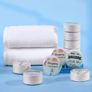 Khăn tắm nén du lịch bằng cotton dùng một lần , Khăn Đa Năng Tự Nhiên Thấm Nước Tốt-DREAM