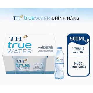 Nước suối TH true water thùng 24 chai 500ml