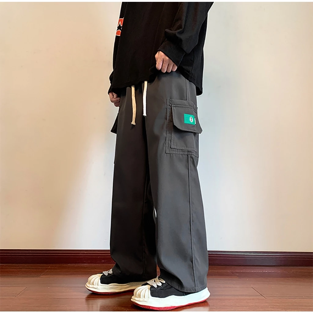 Quần kaki túi hộp MayLinh Shop - Cạp chun dây rút thoải mái,  chất vải dày dặn cao cấp - Menswear Pants