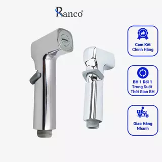 Đầu vòi xịt vệ sinh cầm tay RANCO nhựa ABS mạ chrome cao cấp kiểu dáng mới chống va đập – Đ063