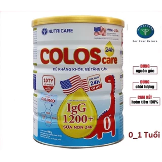 Sữa ColosCare 0+ 1200 igG 800g
