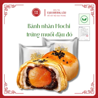 Bánh Nhân Trứng Muối Mochi Đậu Đỏ