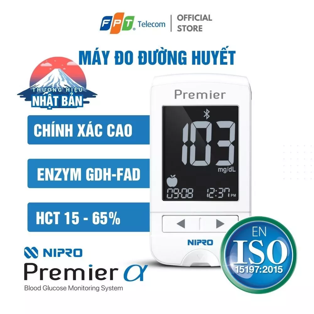 Máy đo đường huyết NIPRO Premier Alpha