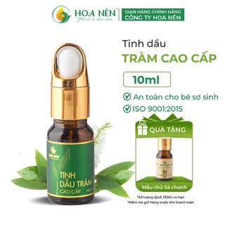 Tinh dầu Tràm Huế CAO CẤP chuẩn VietGAP 10ml - Hoa Nén - Chăm sóc mẹ và bé - Vegan