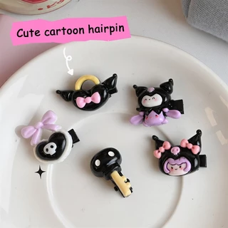 🌈Patrackiy✨Kẹp Tóc kuromi mini Hình Mèo Đen Ngọt Ngào