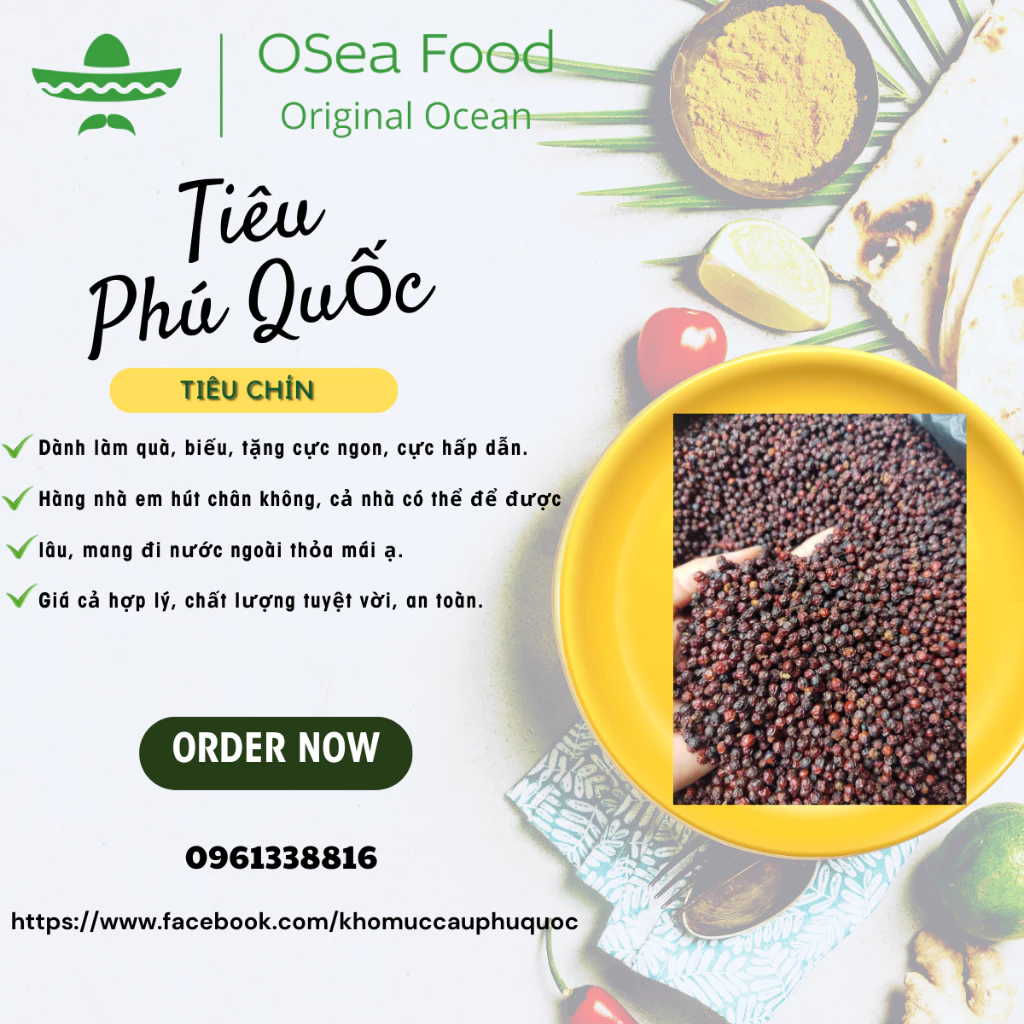 100Gram tiêu Chín Đỏ Phú Quốc loại lựa hạt