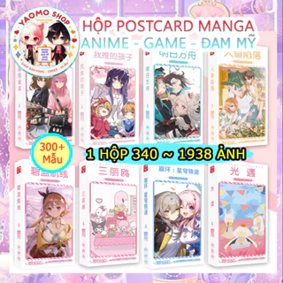 Hộp postcard 1660 ảnh Manga - Anime - Đam Mỹ - Manhwa - Novel - Idol (hơn 300 mẫu)