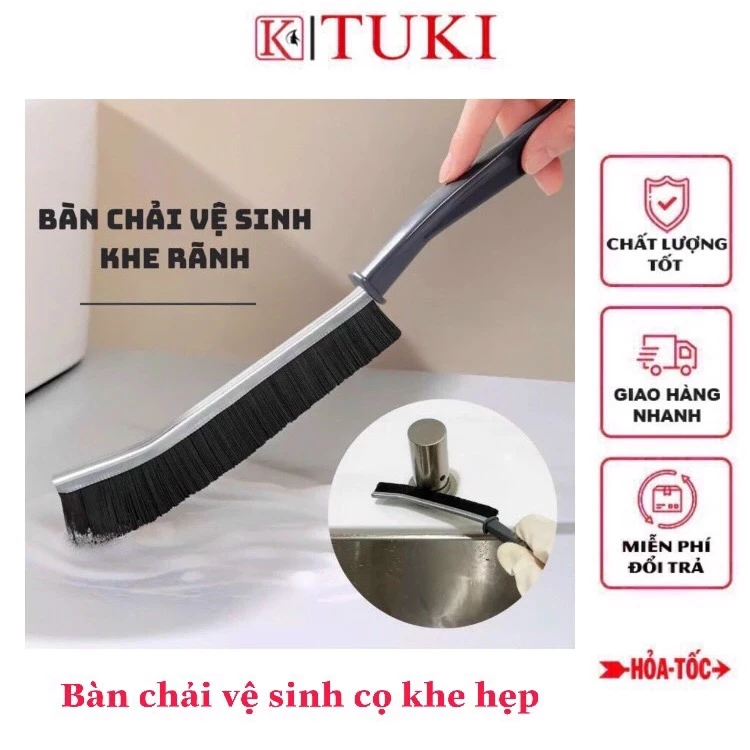 Bàn chải vệ sinh cọ khe hẹp, góc chết đa năng, tiện dụng