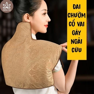 Túi Chườm Thảo Dược Giảm Đau Vai Gáy - Đai chườm nóng cổ vai gáy - Cắm điện