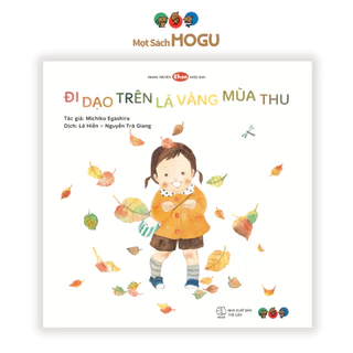 Sách cho bé 0 3 tuổi - Đi dạo trên lá vàng mùa thu (Truyện tranh Ehon Nhật Bản)