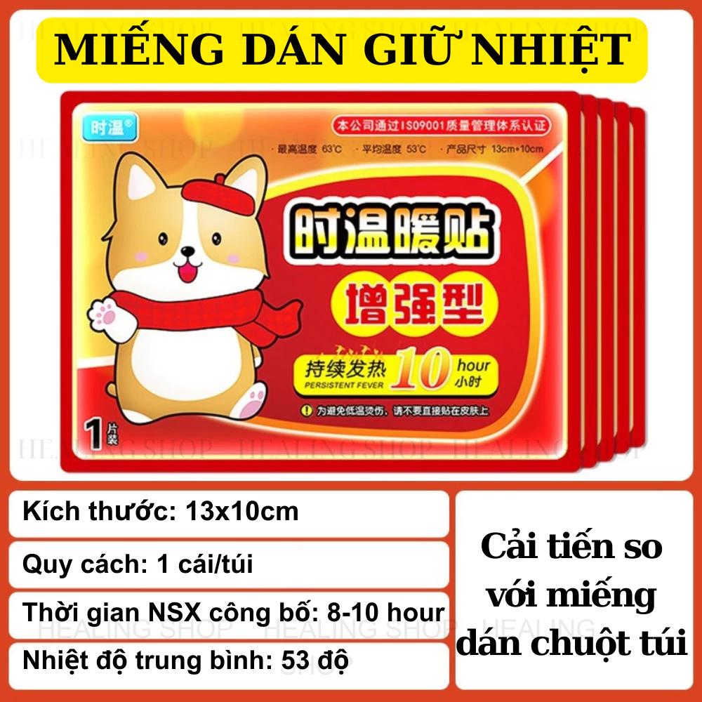 Miếng dán giữ nhiệt sưởi ấm, giảm đau hiệu quả