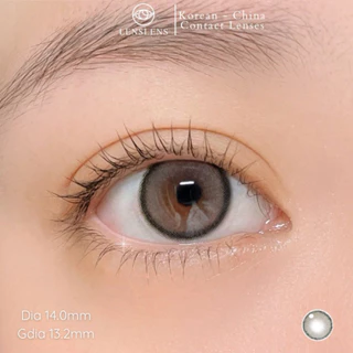 Lens Mắt Kính Áp Tròng Nâu Pha Xám Sandy Nude Brown