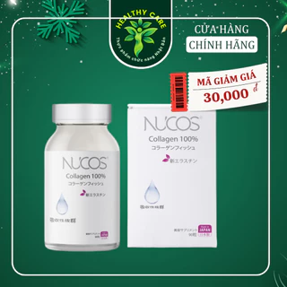 Viên Uống Collagen Chống Lão Hóa Cấp Ẩm Nucos Collagen 100% 90 Viên [Nhập Khẩu Chính Hãng]