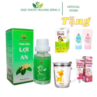 [MUA 1 TẶNG 1 ]Tinh dầu Lợi An,Tinh dầu bôi ho, sổ mũi, khò khè cho bé Lợi An chính hãng, date mới