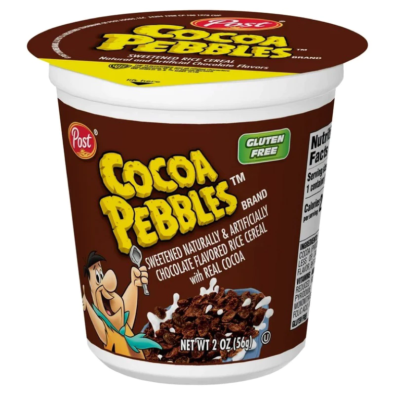 Ngũ Cốc Dinh Dưỡng Post Cocoa PEBBLES Chocolatey Kids 56g [Nhập Mỹ]