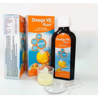 OMEGA VIT PLUS + bổ sung vitamin & Omega3 giúp phát triển trí não, tăng cường đề kháng cho trẻ