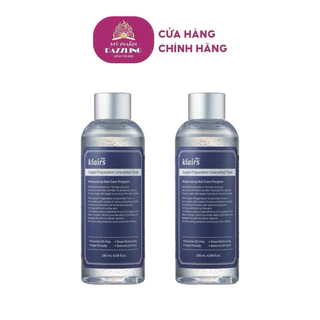 COMBO 2 Chai Nước Hoa Hồng Klairs Supple Preparation Unscented Toner 180ml