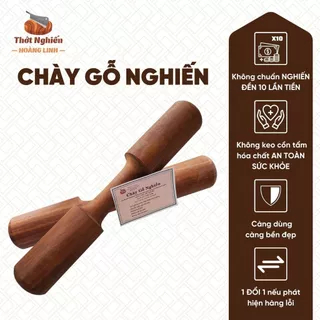 Chày gỗ nghiến nguyên khối cao cấp giã gia vị Thớt Nghiến Hoàng Linh