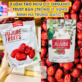 ♥️ Táo Đỏ Hữu Cơ Organic JUJUBE vùng Ninh Hạ Trung Quốc- Vùng đất nhiều dưỡng chất- GÓI 500gr