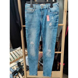 [Eo 70-82, 53-70kg, size ở tên sản phẩm] Quần jeans dài skinny, hoạ tiết, hoặc trơn