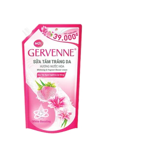 (Tiết kiệm hơn) Túi sữa tắm gervenne 900g hồng