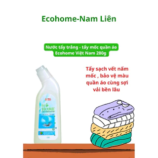 Tẩy trắng , tẩy mốc Ecohome công nghệ sinh học 280ml trắng sạch vết ố mốc lâu ngày