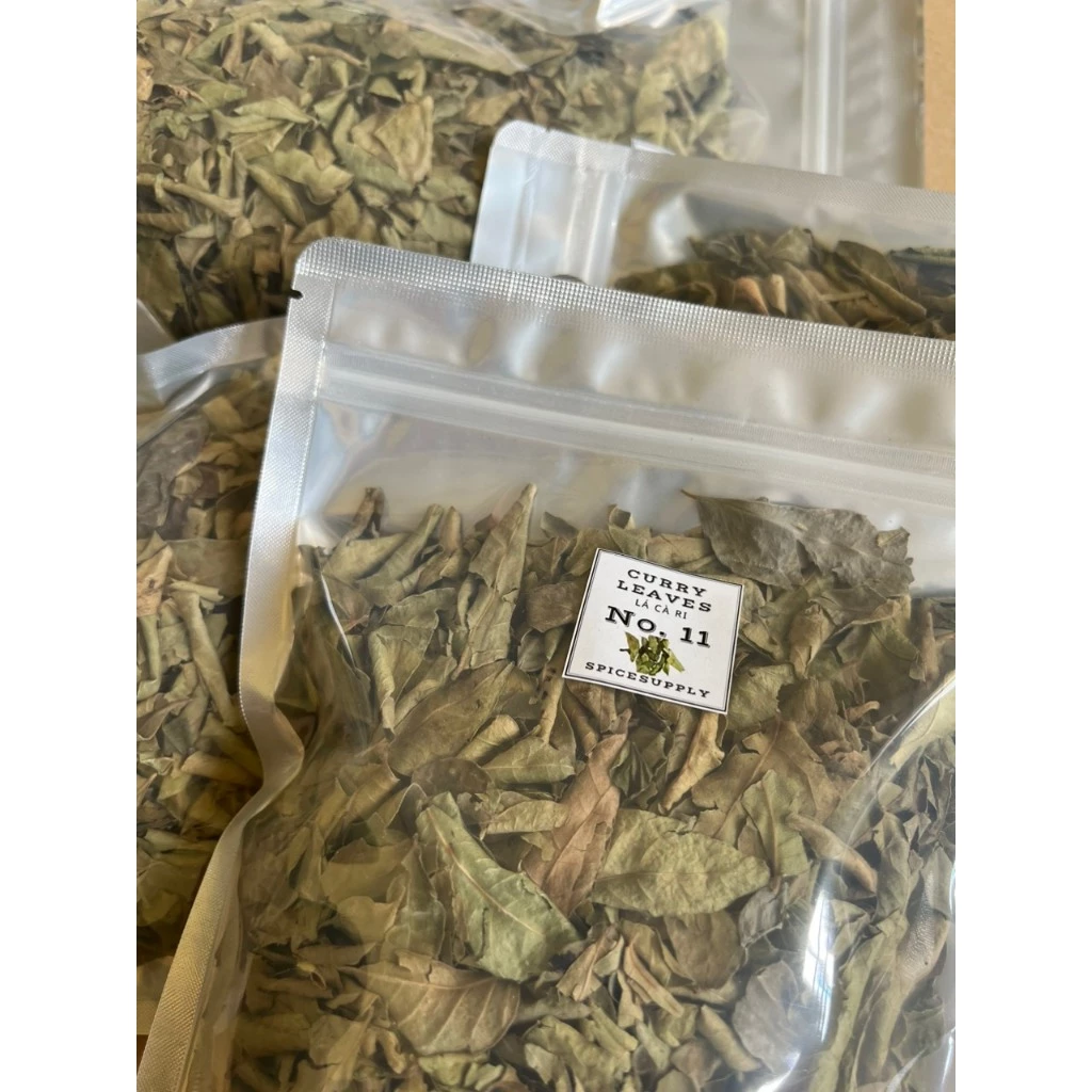 100g Curry leaves - Lá Cà Ri SPICESUPPLY Việt Nam sấy khô gia vị thơm Hũ 25g