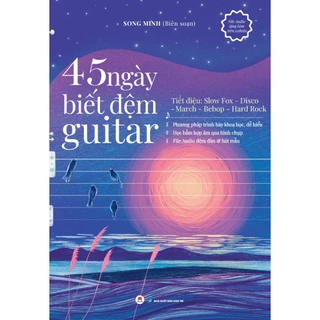 Sách - 45 Ngày Biết Đệm Guitar  - HHB  - 