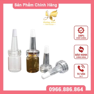 Lọ chiết tinh chất serum 5ml,10ml màu nâu,trắng nhỏ giọt kèm nút