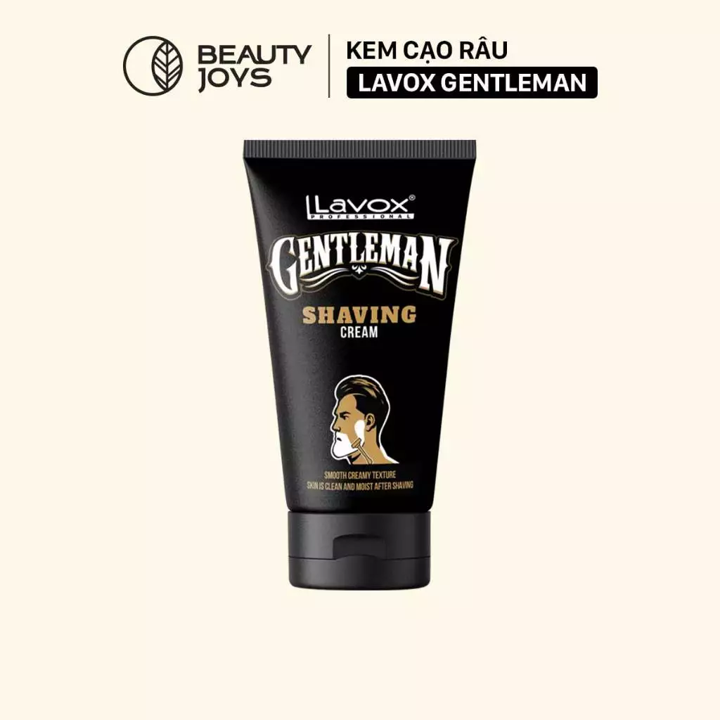 Kem Cạo Râu Lavox Gentleman 100ml, Dưỡng Ẩm, Làm Mềm Da