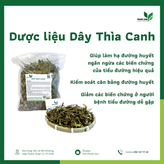 1Kg Dây Thìa Canh - Thảo Dược Tự Nhiên Giúp Kiểm Soát, Cân Bằng Đường Huyết - THV Phước Sơn