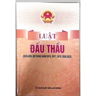 Sách - Luật Đấu thầu