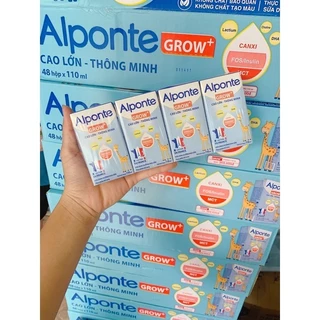 Sữa nước pha sẵn Alponte Grow 110ml | trên 1 tuổi | hỗ trợ tăng chiều cao bé chậm lớn | ALPONTE MILK [DATE 06.24]