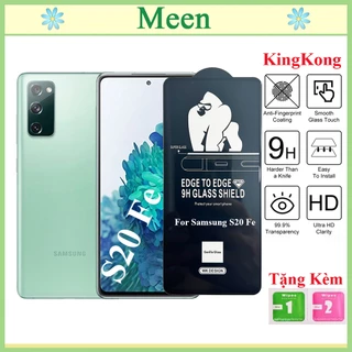 (Loại Tốt) Kính cường lực Samsung S20 Fe 4G/5G Full Màn hình,Full Keo,Ảnh Shop Tự chup·,( KingKong ) Meen