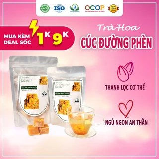 Viên trà hoa cúc đường phèn cao cấp Mộc Sắc 500g, thanh lọc cơ thể, tang cường trí nhớ của Siêu Thị Thiên Nhiên