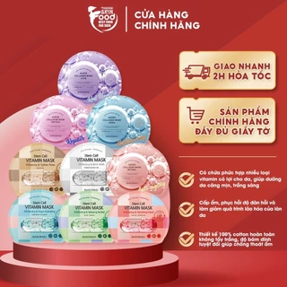 Mặt Nạ Miếng Dưỡng Trắng, Cấp Ẩm, Ngừa Lão Hóa Bổ Sung Collagen Banobagi Stem Cell Vitamin - Super Collagen Mask 30ml