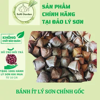 Bánh Ít Lá Gai Cổ Truyền 10 Cái - Đặc Sản Lý Sơn Nhân Dừa Đậu Phộng