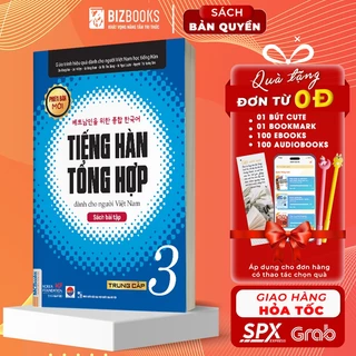 Sách - Tiếng Hàn Tổng Hợp Dành Cho Người Việt Nam Trung Cấp Tập 3 - Sách Bài Tập Phiên Bản Mới 2020 Kèm App Học Online