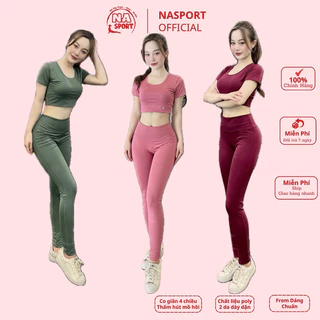 Bộ tập gym yoga aerobic nữ , bộ thể thao nữ , bộ cộc tay quần dài NT