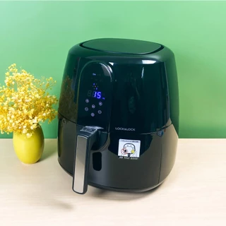 Nồi Chiên Không Dầu Điện Tử Lock&Lock EJF351BLK (5.2L) (Đen) 1800W - Hàng Chính Hãng Bảo Hành 2 Năm