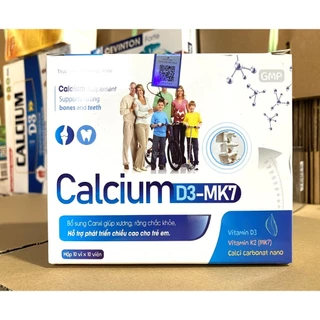 Calcium D3 Mk7 Nano Calci Extra BỔ SUNG CANXI, chống còi xương, loãng xương