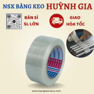 Băng keo sợi thuỷ tinh 40 mét dán nhám vòng